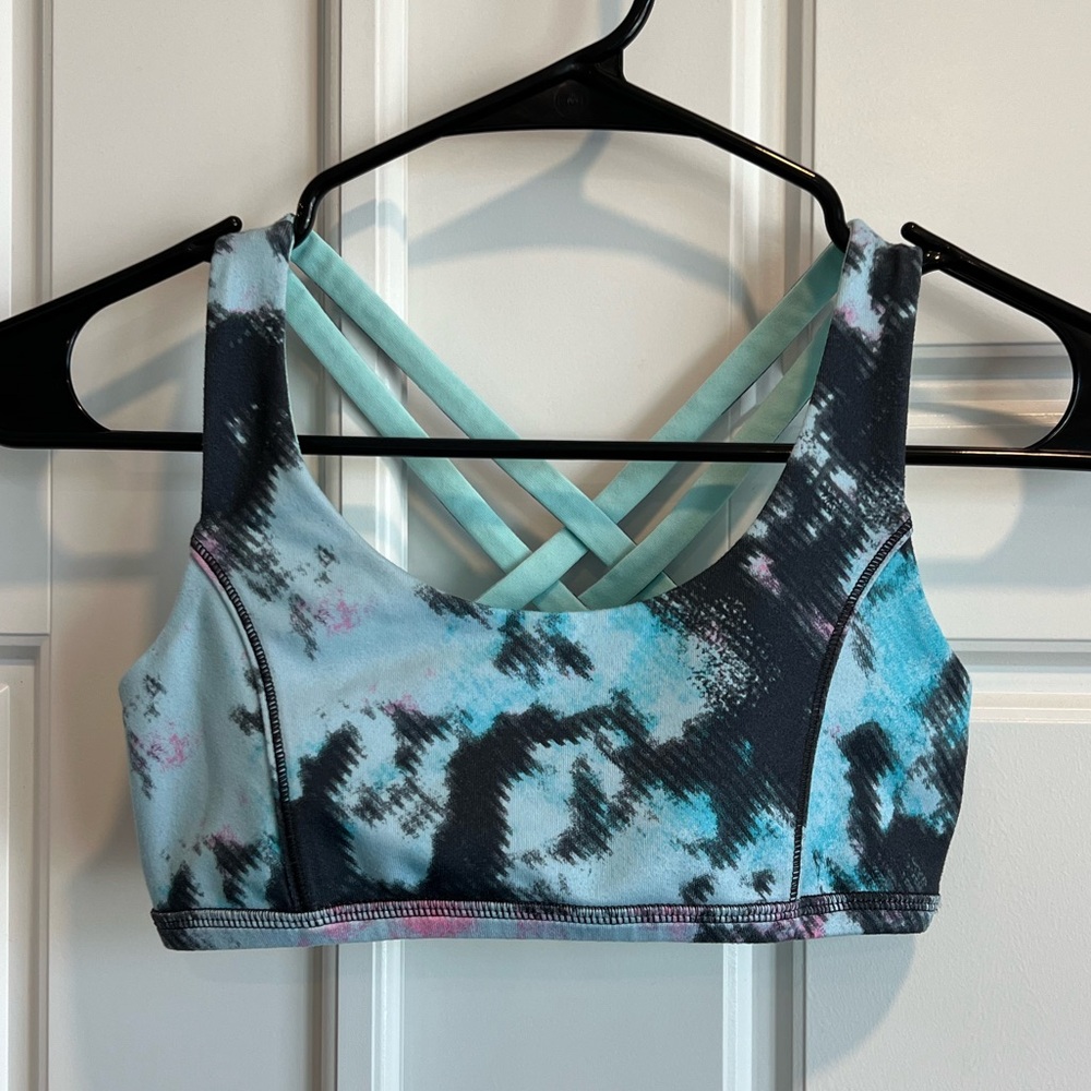 Ivivva by Lululemon Tie-Dye Strappy Sports Bra Size 10 (girl)